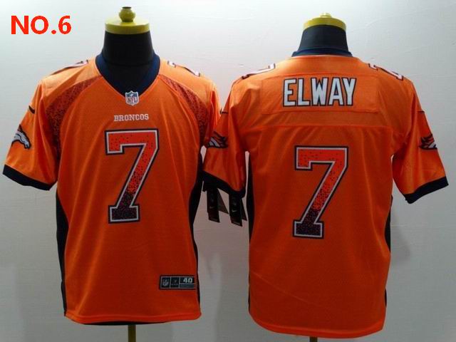 Men's Denver Broncos #7 John Elway Jersey NO.6 ;